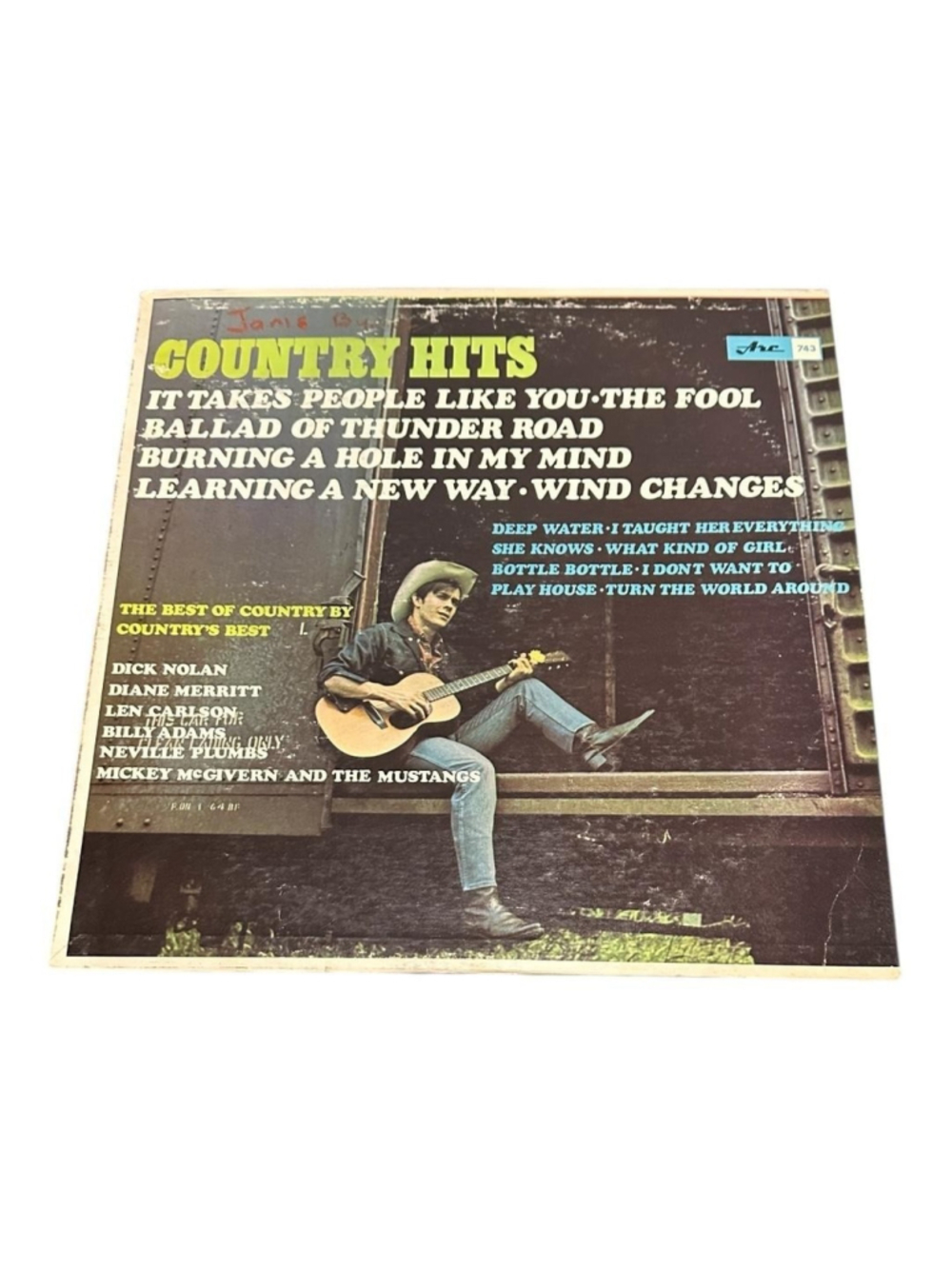 Vintage Country Hits Vinyl LP Dick Nolan Diane Merritt ARC Country Black Canada